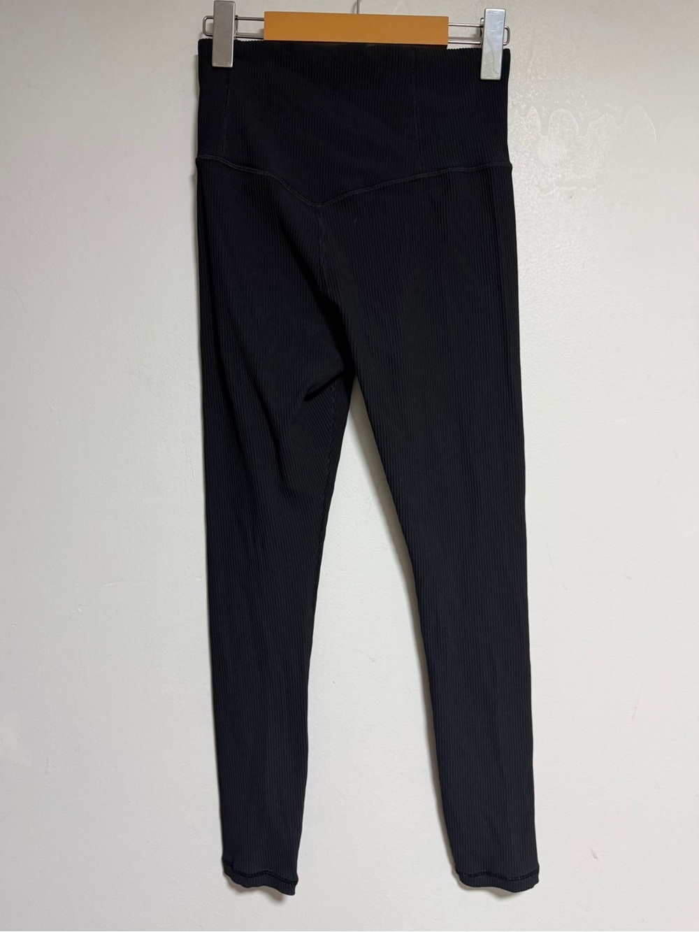 Athleta Elation Rib Tight Leggings Ribbed High Rise Black Size Small - Picture 3 of 9